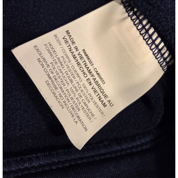 Nike Mens XS Hoodie Sweatshirt Just Do It Spell Out Pullover Blue Hoodie - Picture 7 of 14